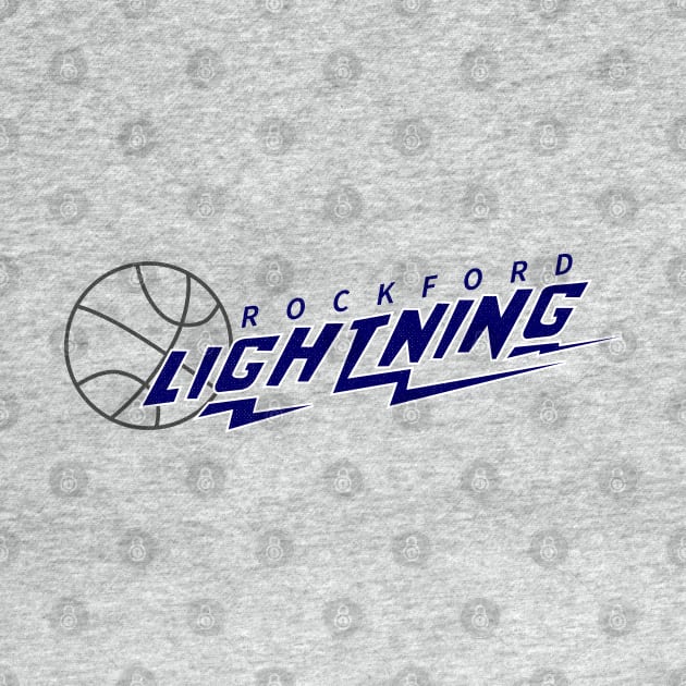 Defunct Rockford Lightning CBA Basketball 1986 by LocalZonly